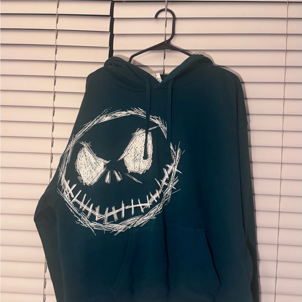 Disney Jack Skellington Nightmare Before Christmas Hoodie - Large NWT